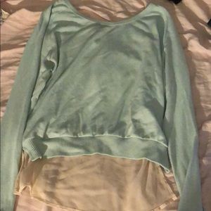 double layered sweater